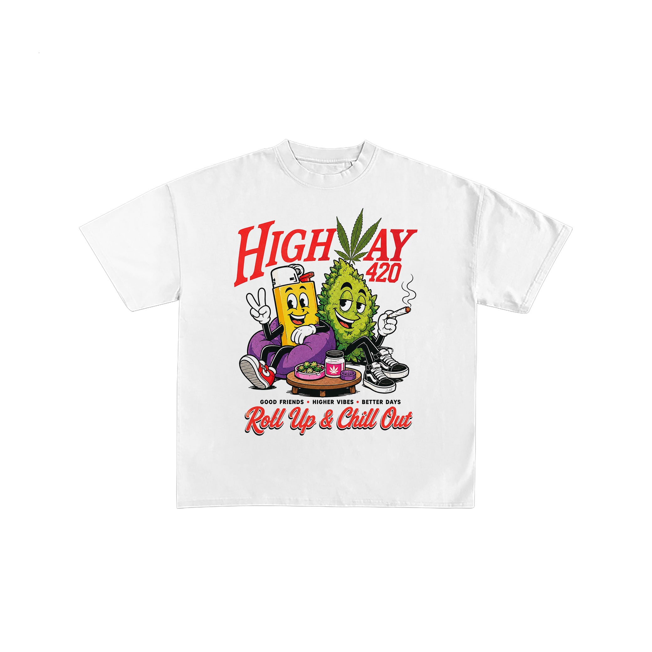 Highway 420 Roll Up Graphic Tee