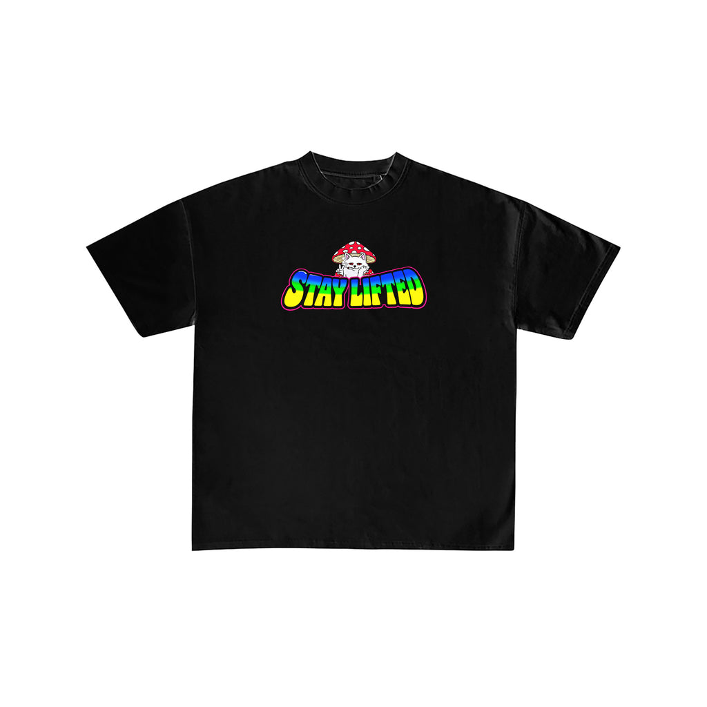 Stay Lifted Mushroom Wolf Graphic Tee
