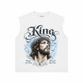 Baroque Christian Muscle Tee White Cotton