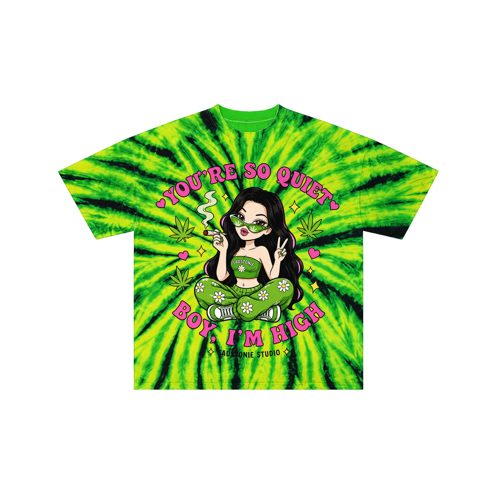 Quiet Boy I’m High Retro Graphic Tee