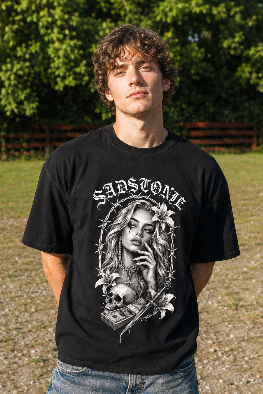 Chicana Tattoo Graphic T-Shirt