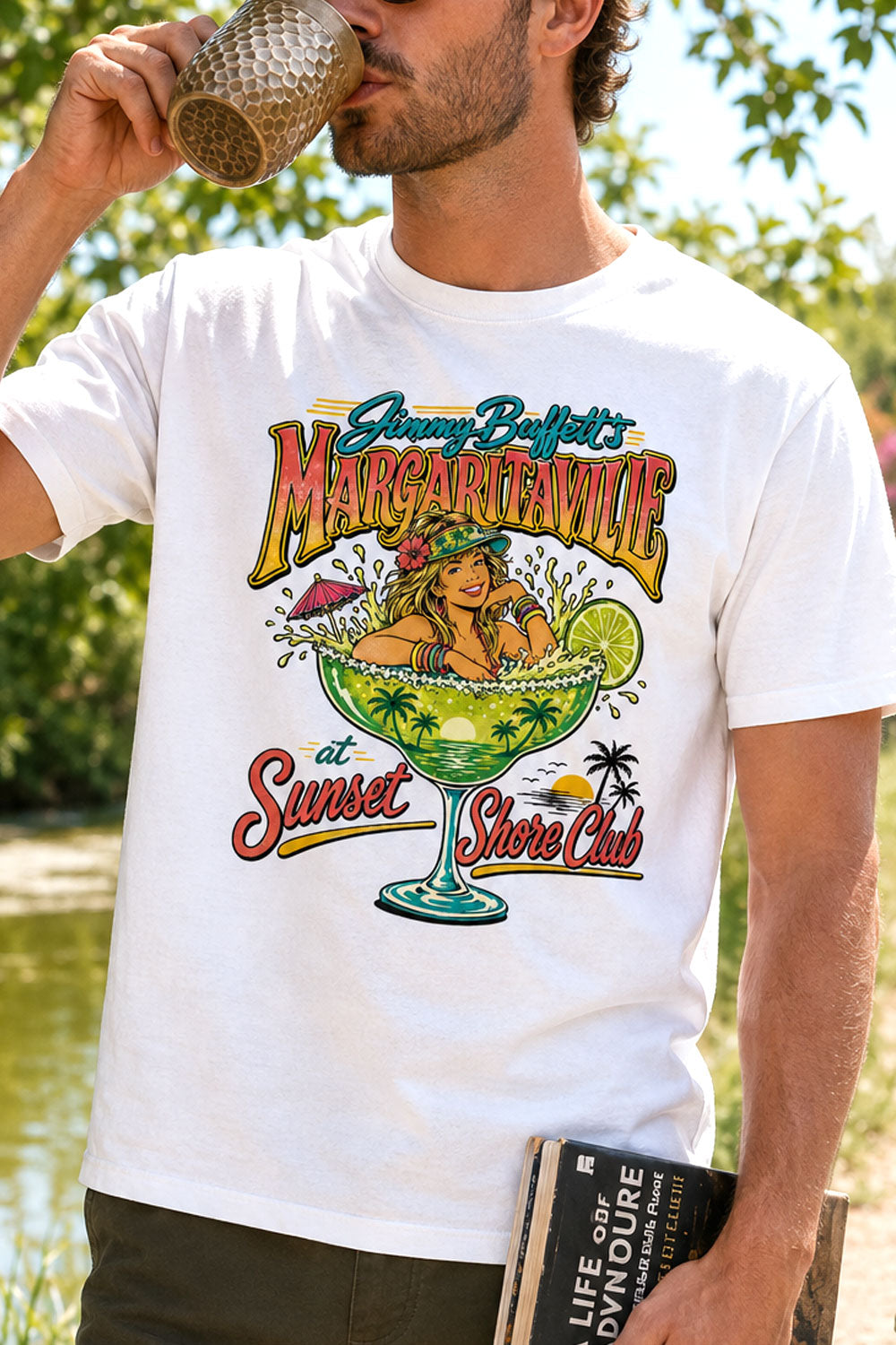 Jimmy Buffett Margaritaville T-Shirt Sunset Shore
