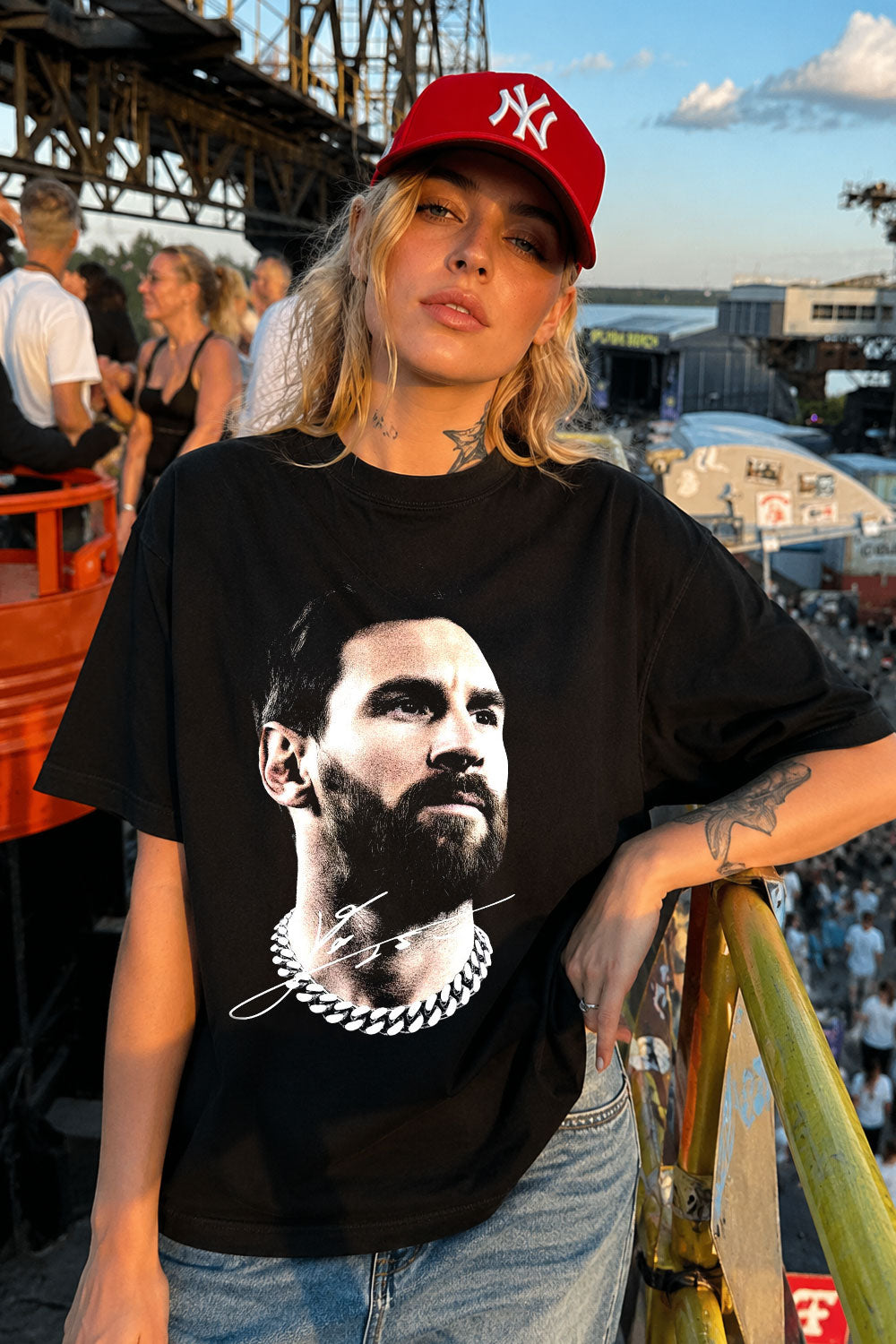 Lionel Messi Vintage Streetwear T-Shirt