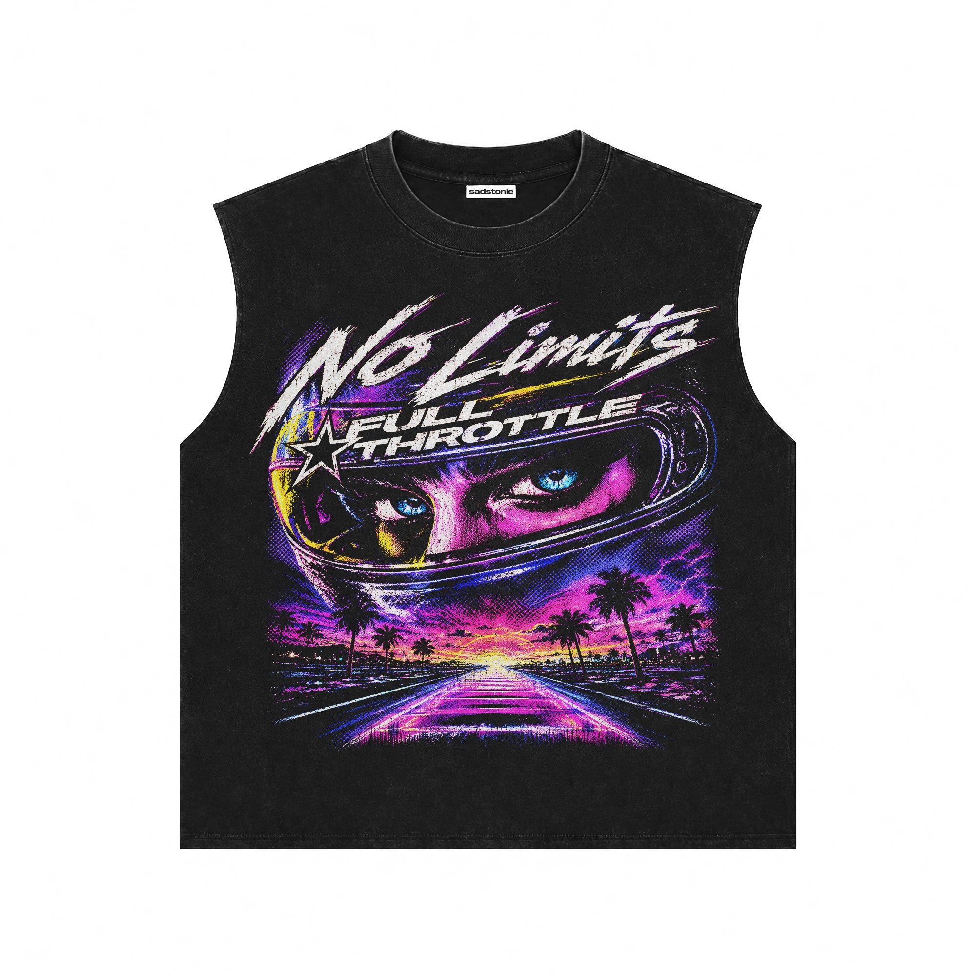 Street Fighter Bulldog Graphic Muscle Tee
