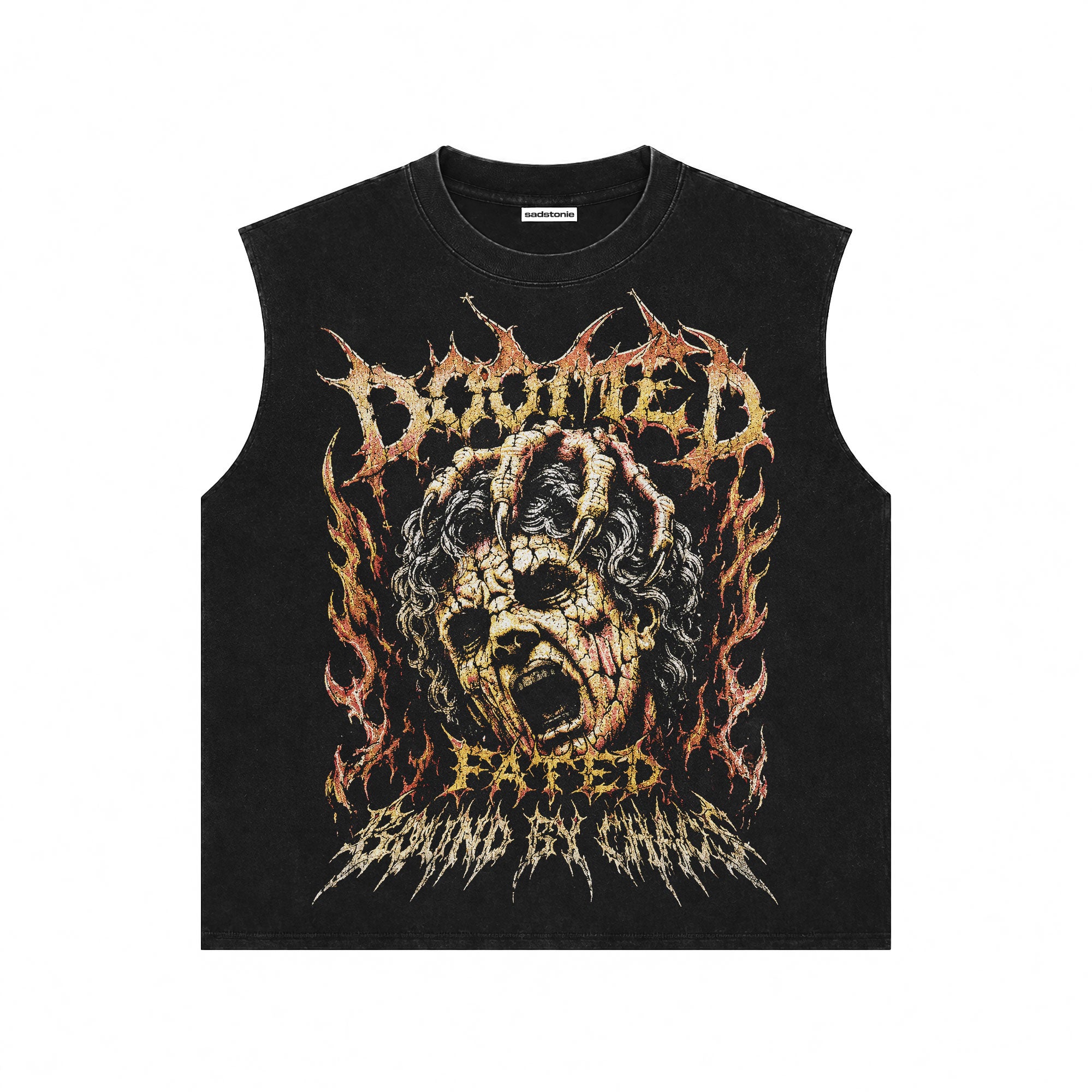 Doomed Fated Bound By Chaos Sleeveless Tee