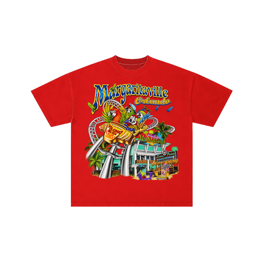 Margaritaville Orlando Red Graphic T-Shirt