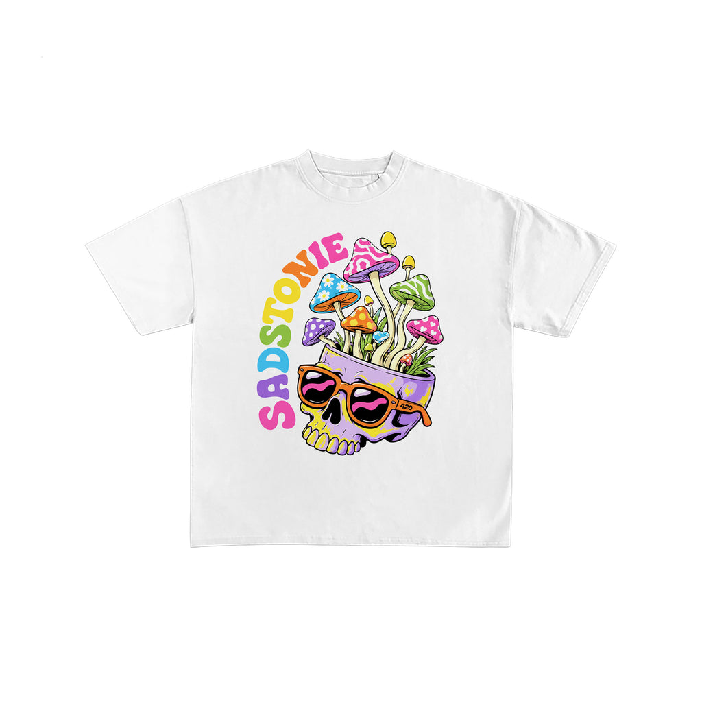 Best Buds Blunt & Weed Graphic White Tee