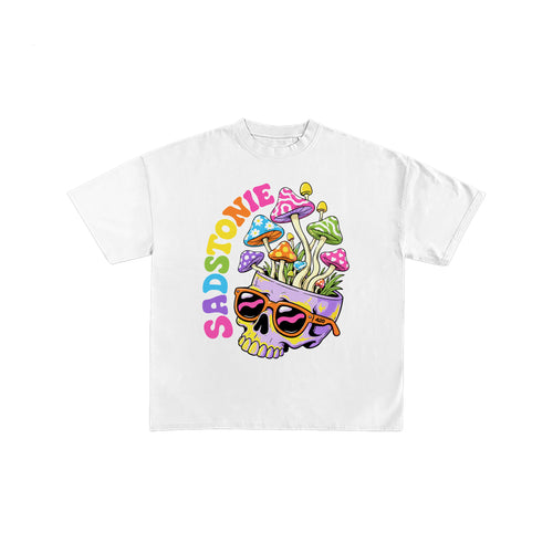 Best Buds Blunt & Weed Graphic White Tee