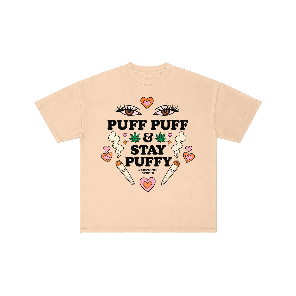 Puff Puff Stay Puffy Retro Graphic Tee