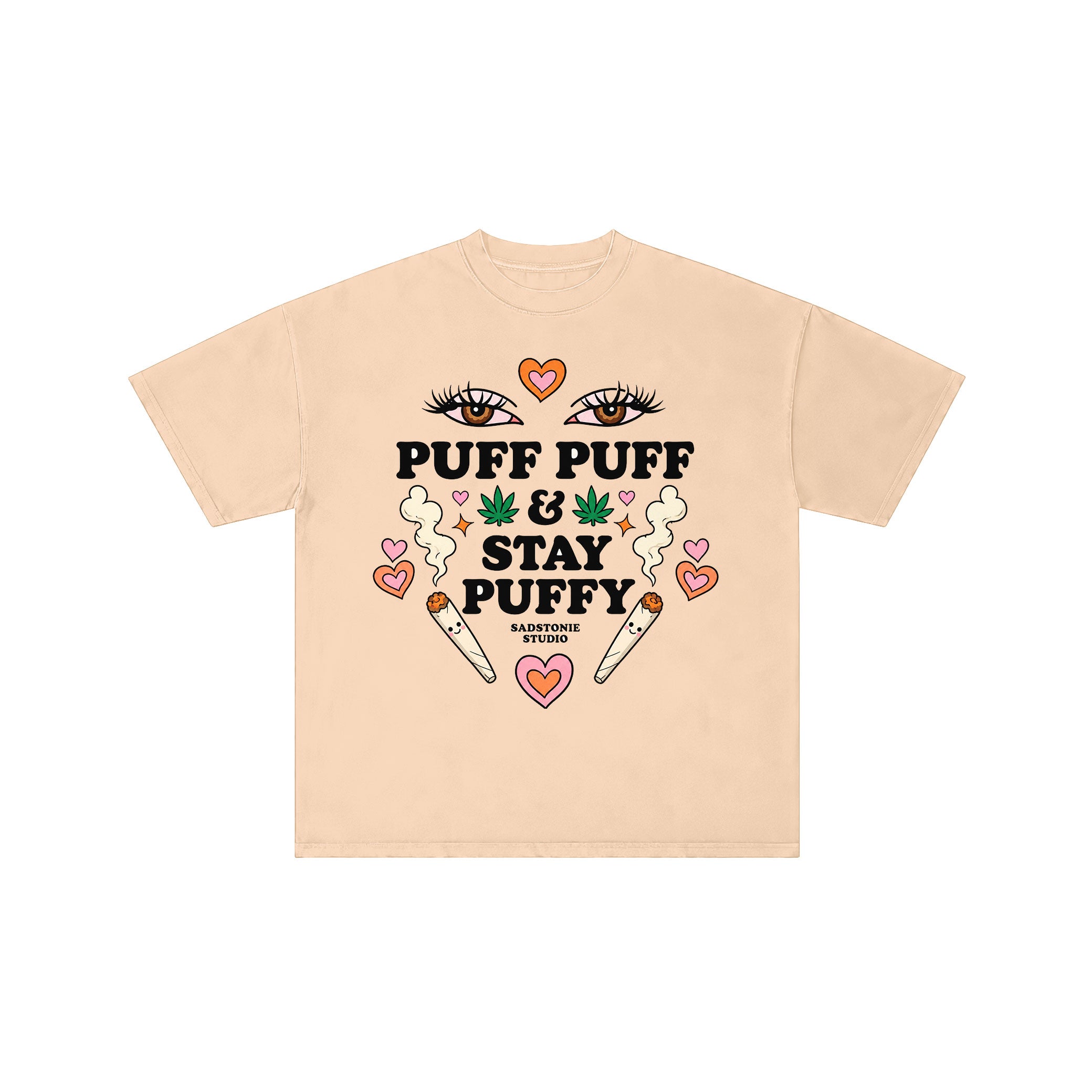 Puff Puff Stay Puffy Retro Graphic Tee