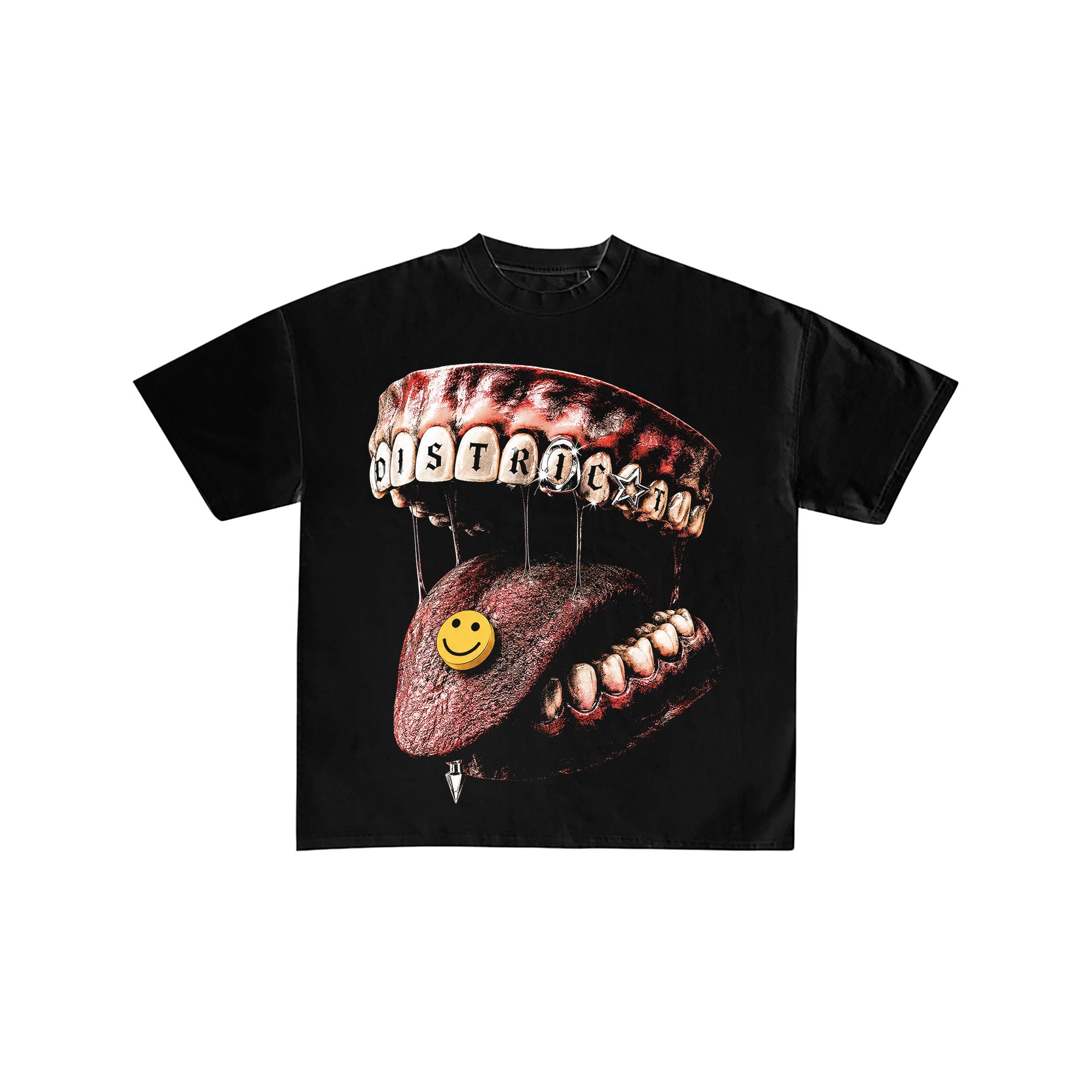 District Grin Smiley Teeth Graphic Tee