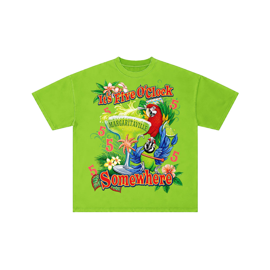 Margaritaville Parrot Lime Green T-Shirt