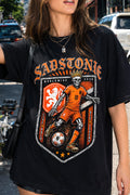 Netherlands Soccer Skeleton Graphic T-Shirt