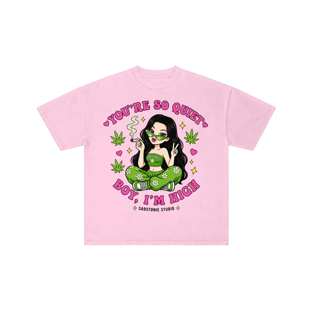 Youre So Quiet Boy Retro Graphic Tee