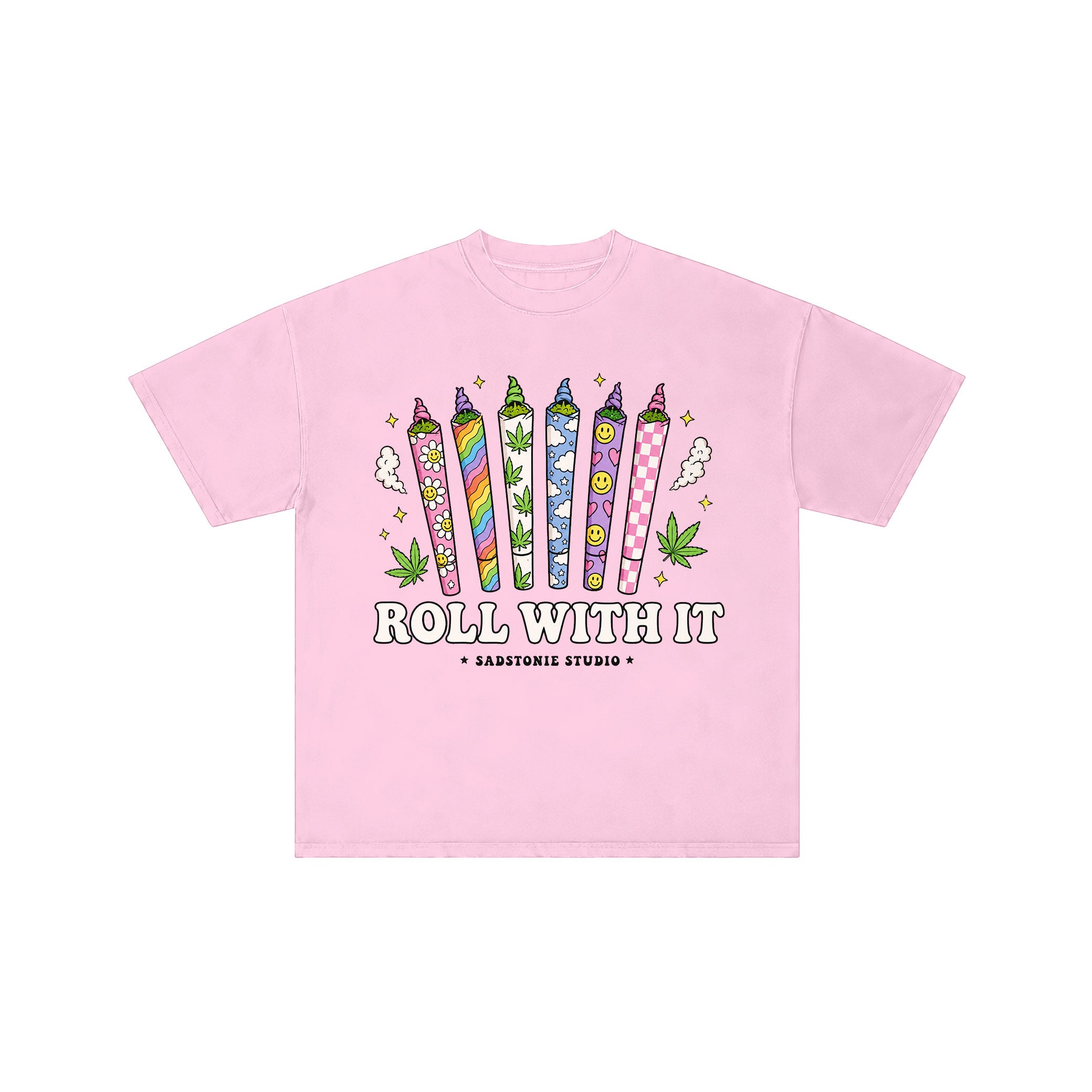 Roll With It Joints Retro Graphic Tee