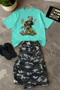 Skeleton Shaka Bong Stoners T-Shirt