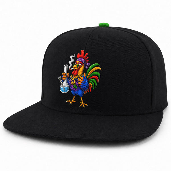 Stoner Rooster Bong Snapback Hat