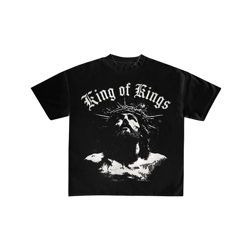 King of Kings Black Graphic T-Shirt