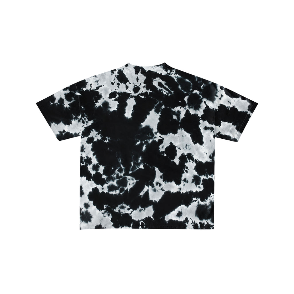 Puff Positive Black Tie Dye Tee