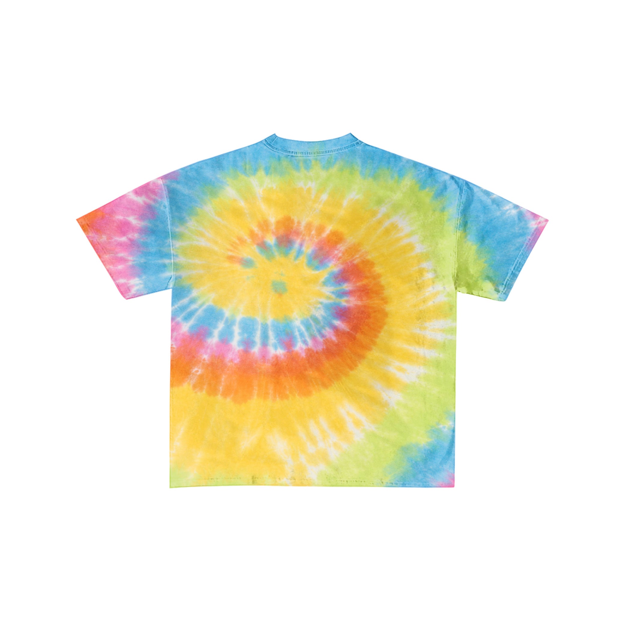 Good High Vibes 420 Retro Tie Dye Streetwear Tee