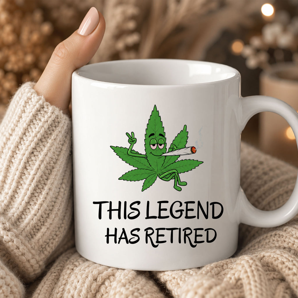 This Legend Has Retired Funny Ceramic Mug