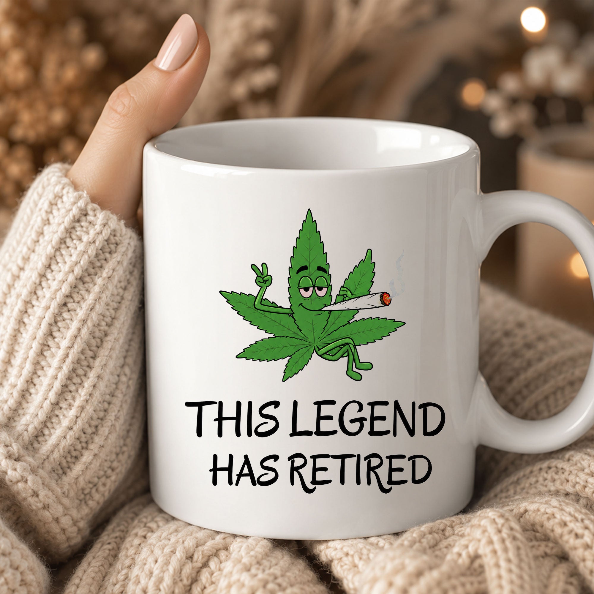 This Legend Has Retired Funny Ceramic Mug