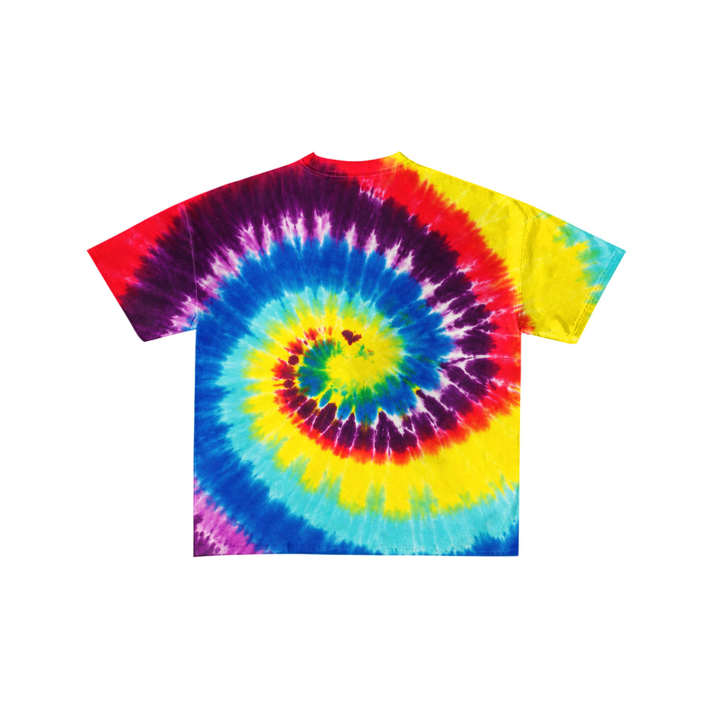 Lighter Character Tie-Dye Graphic Tee