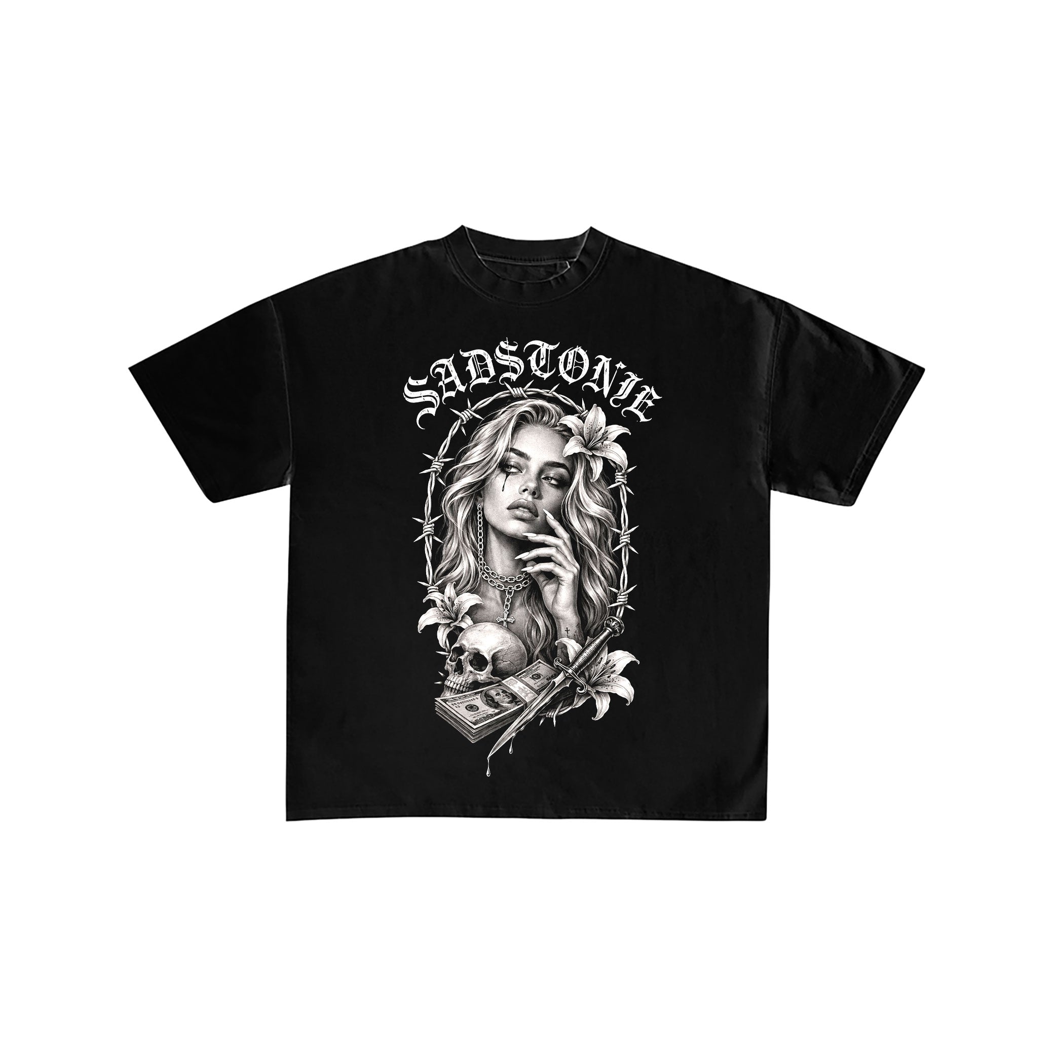 Chicana Tattoo Graphic T-Shirt