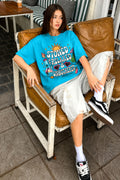 Stoned Relaxed Unbothered Retro Graphic Tee