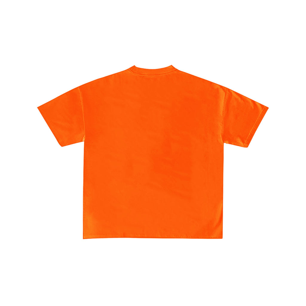 Roll Up Zone Out Orange Graphic Tee