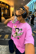 Puff Pass Love Retro Cannabis Graphic Tee