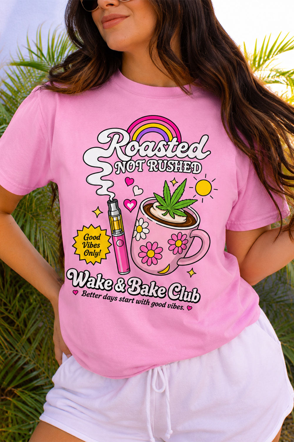 Wake & Bake Club Retro Graphic Tee