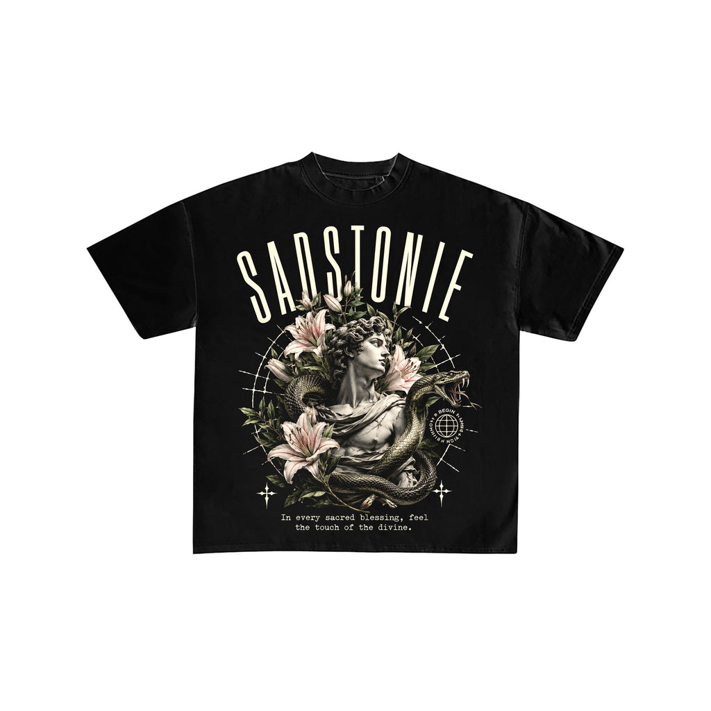 Statue & Serpent Oversized Graphic Tee