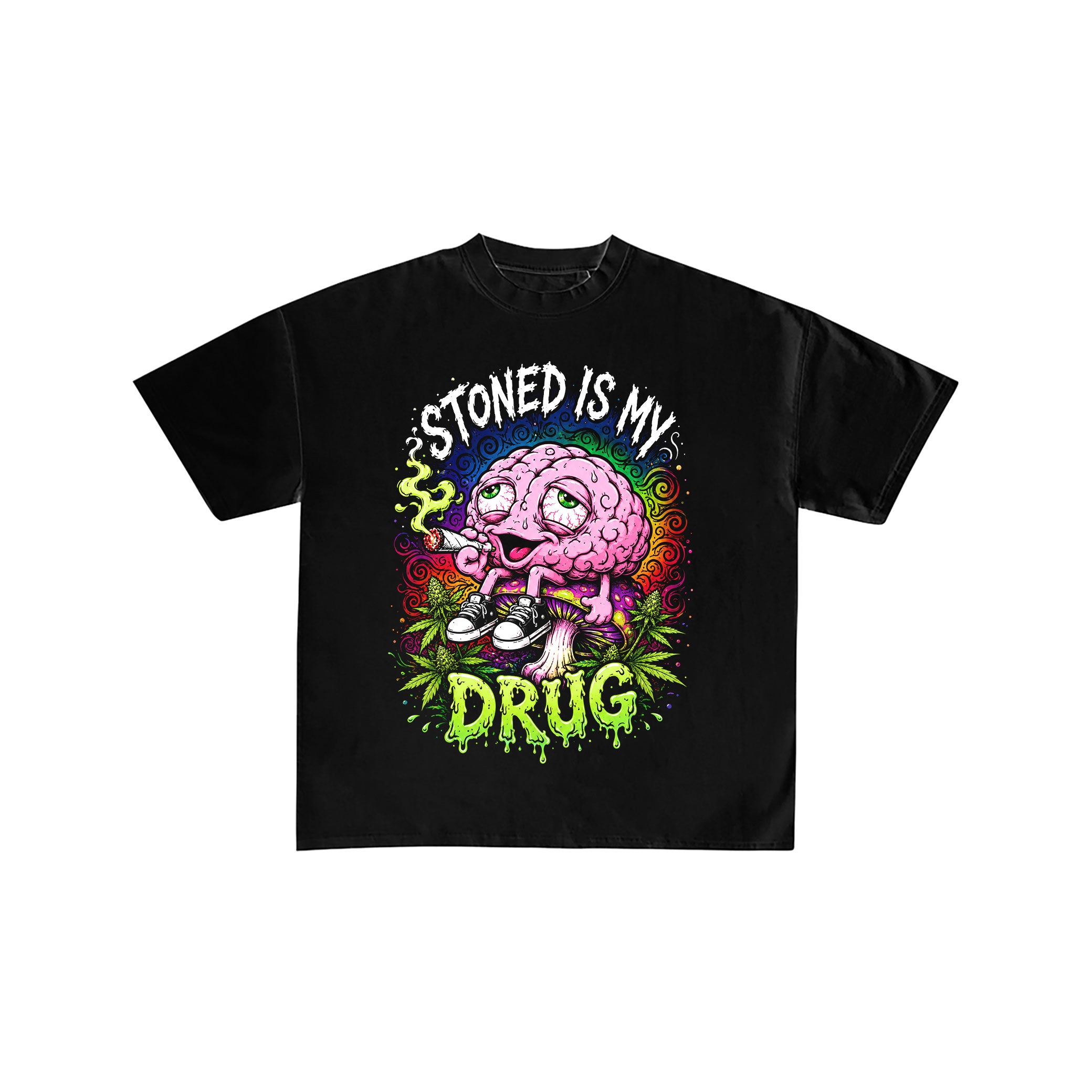 Stoned Is My Drug Graphic Tee