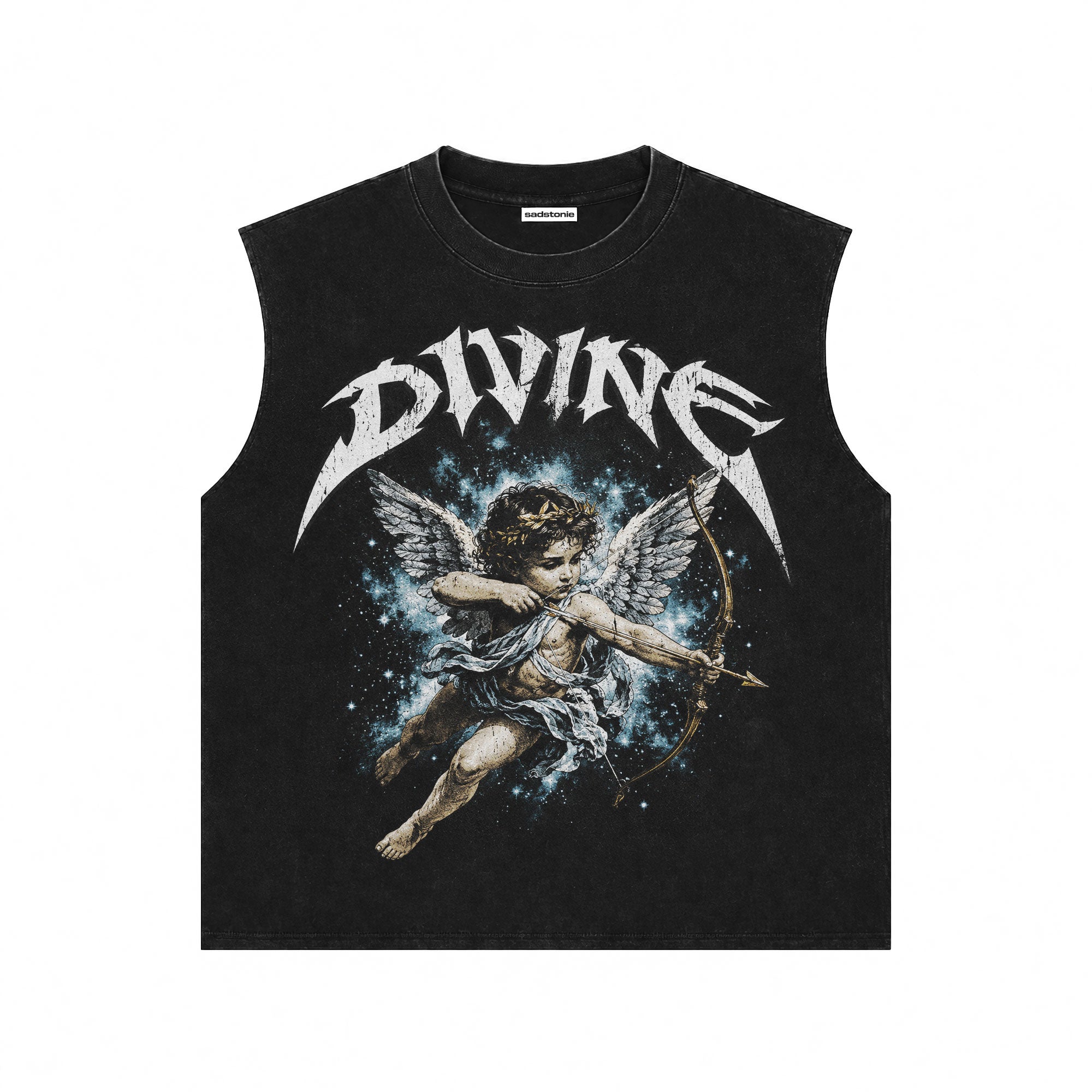 Divine Cupid Angel Crop Tank - Sadstonie – SADSTONIE STUDIO