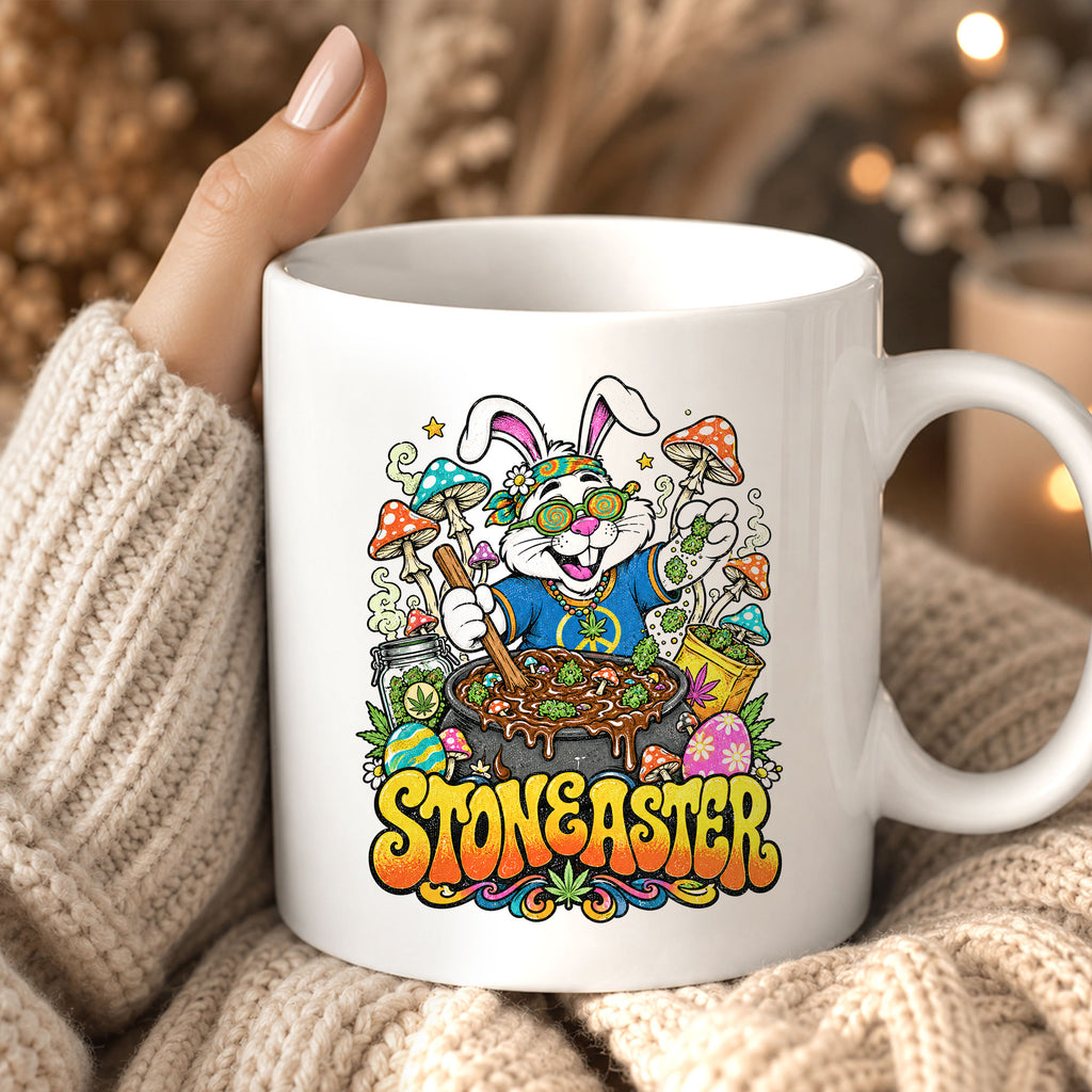Trippy Stoneaster Bunny Coffee Mug