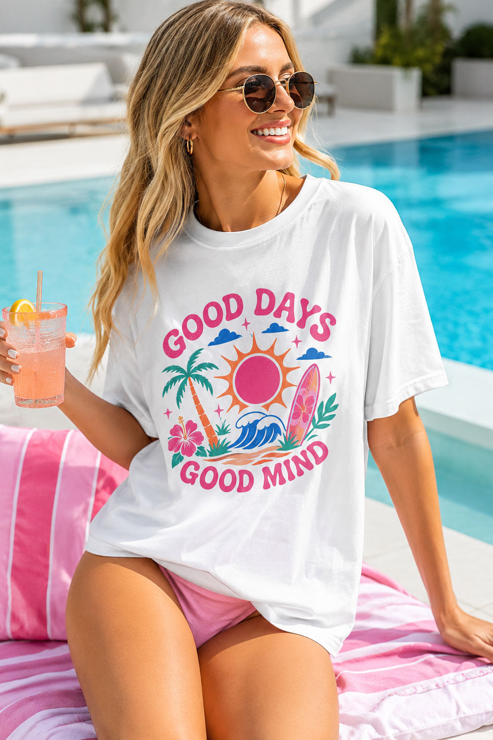 Good Days Good Mind Graphic Tee
