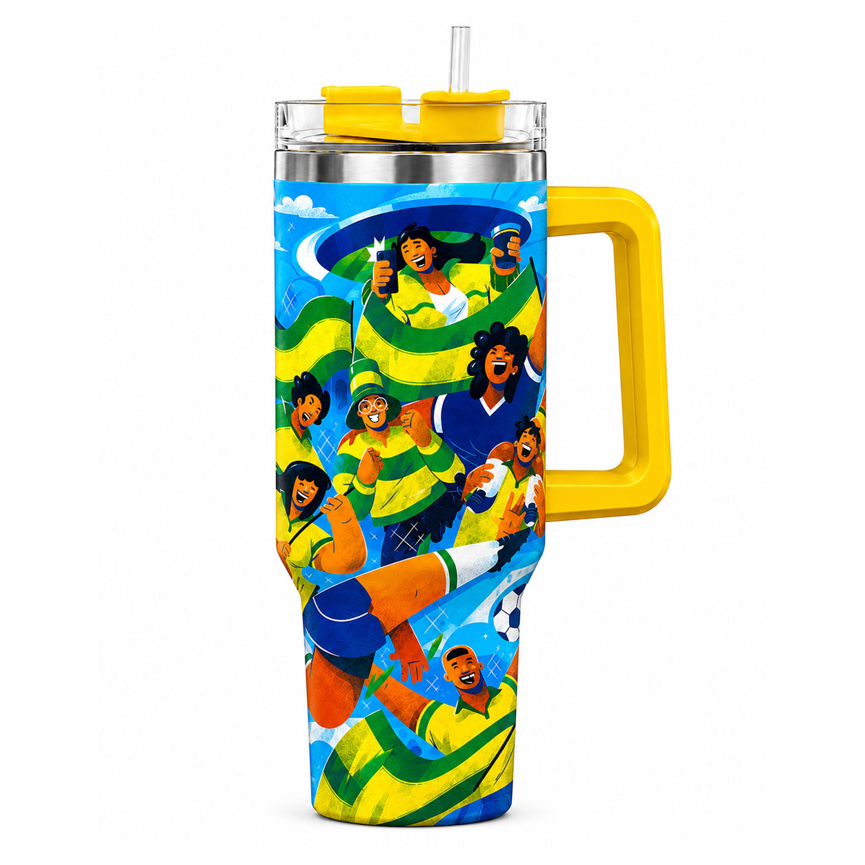 Brazil Football World Cup 2026 Tumbler