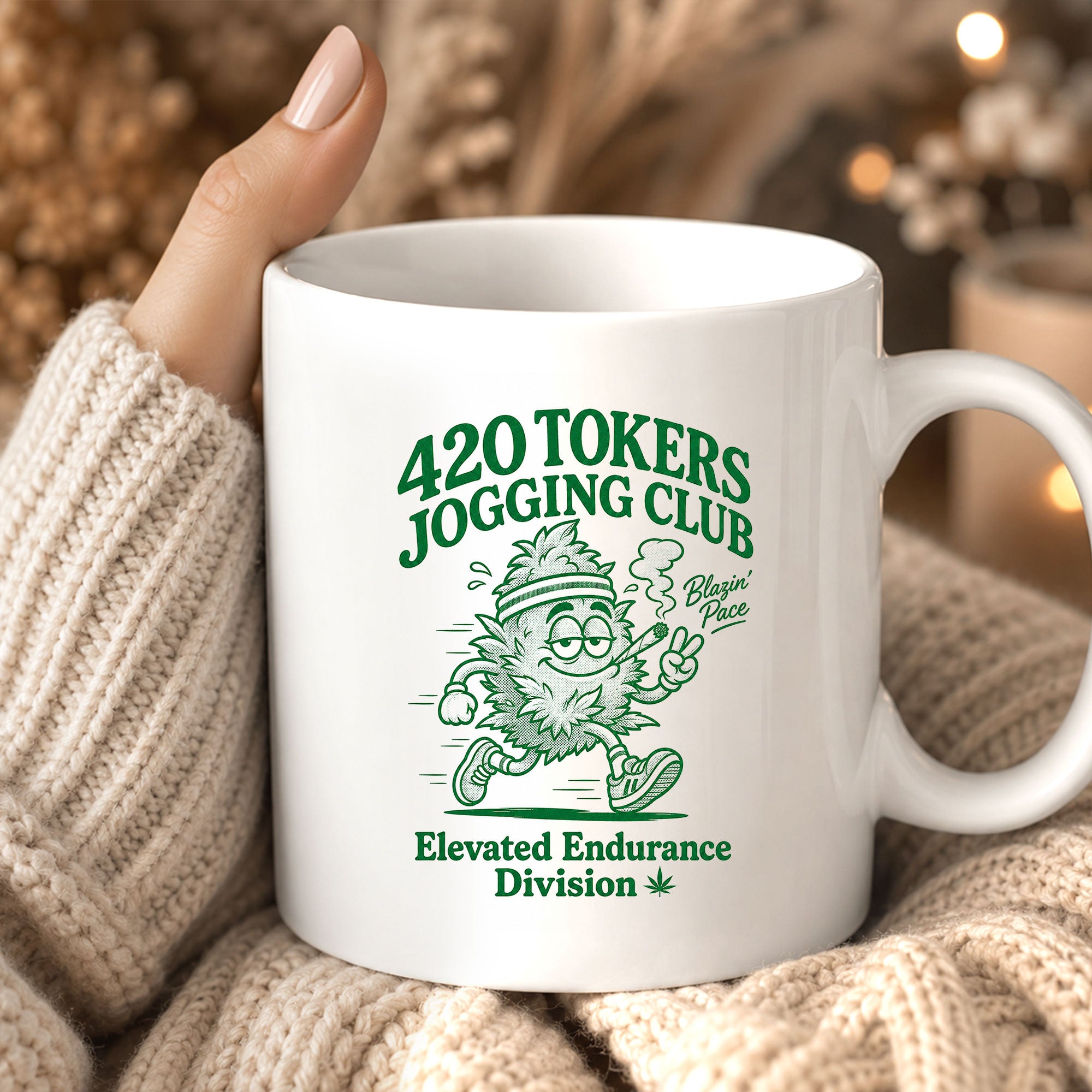 420 Tokers Jogging Club Ceramic Mug
