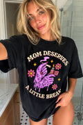 Mom Deserves A Break Retro Graphic Tee