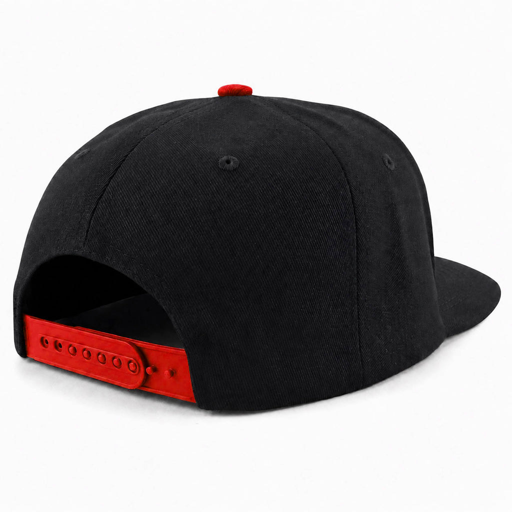 Smoking Lips Embroidered Snapback Hat
