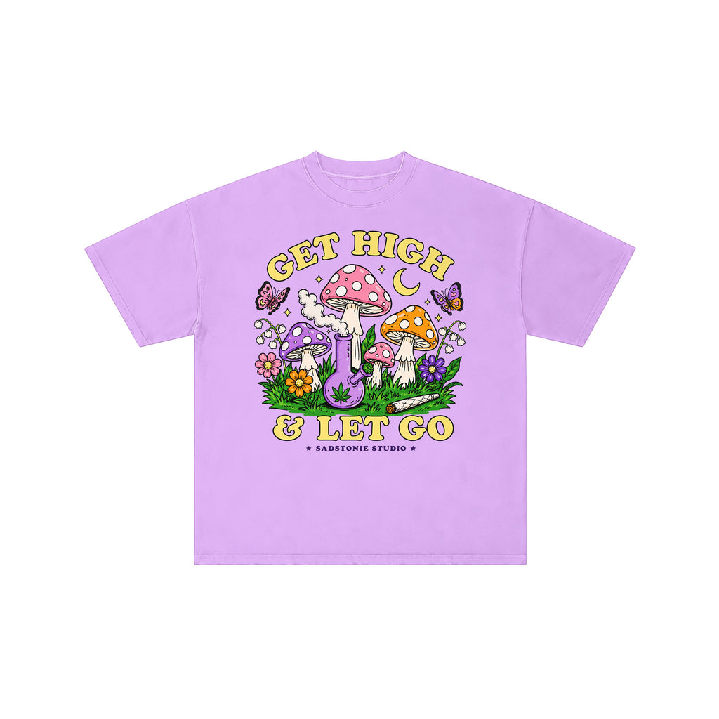 Get High & Let Go Retro Graphic Tee