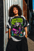 Stay High Stay Happy Tie Dye Tee