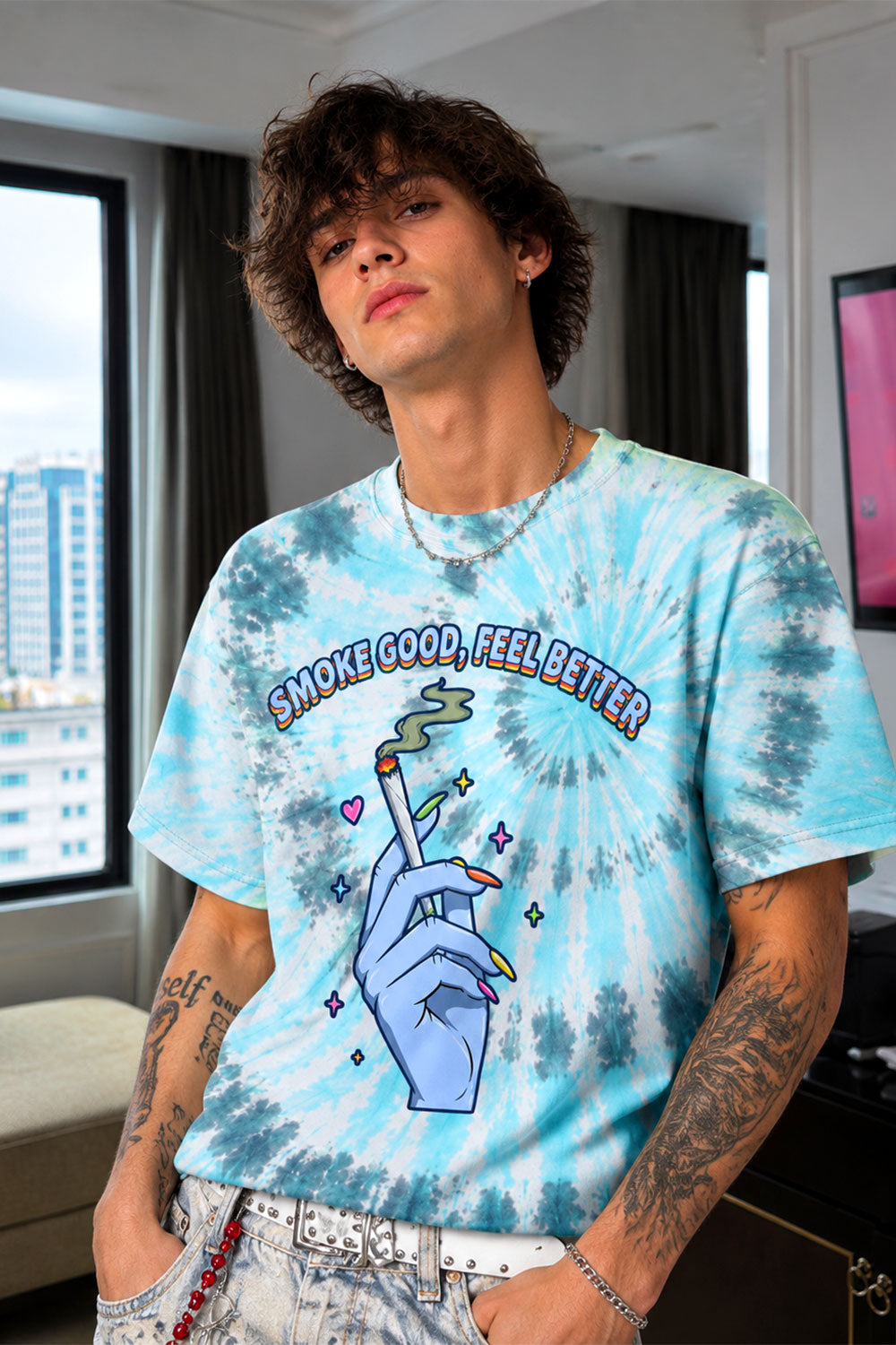 Smoke Good 420 Tie Dye Graphic Tee