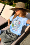 Good Vibes High Times 420 Tie Dye Graphic Tee