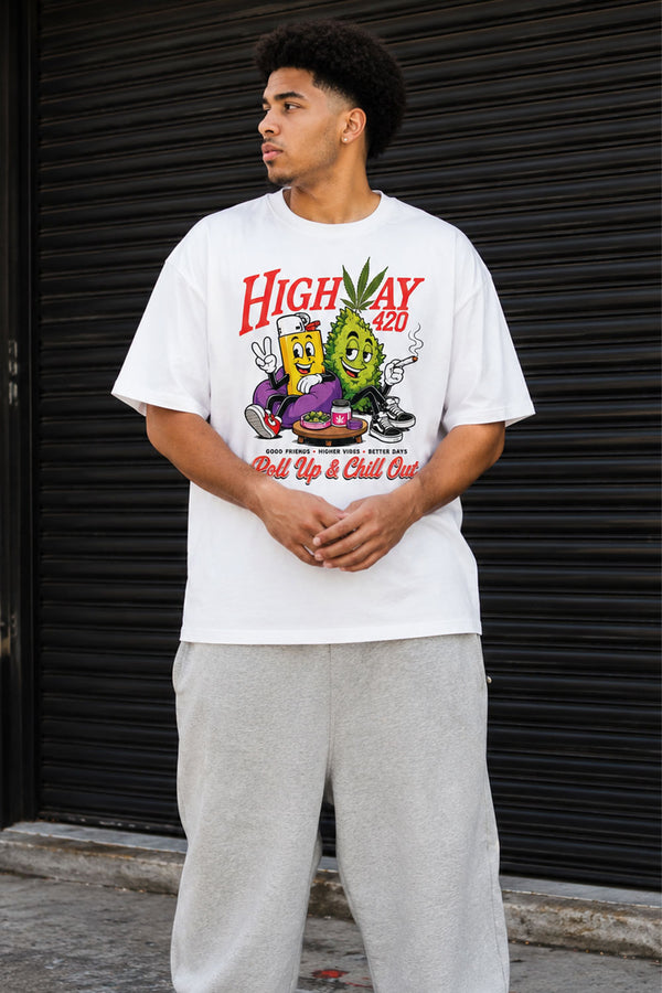 Highway 420 Roll Up Graphic Tee