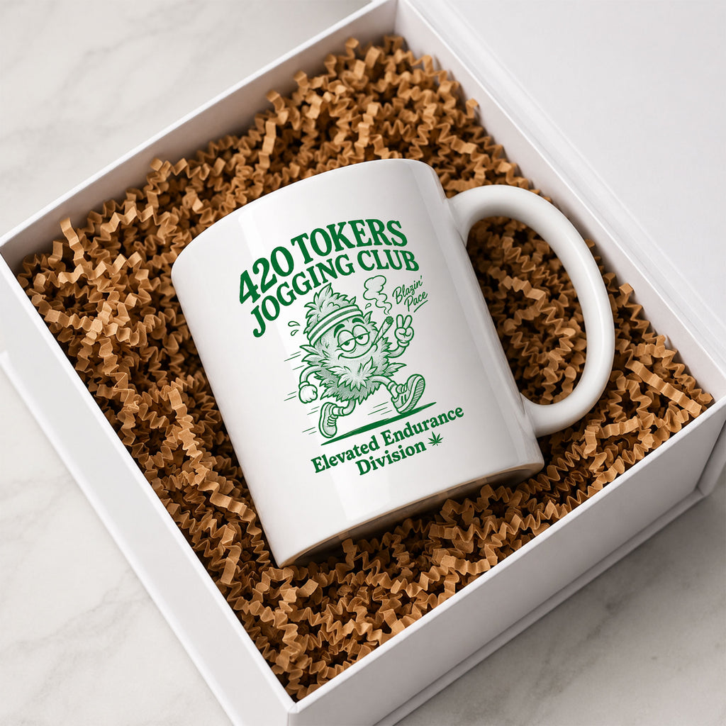 420 Tokers Jogging Club Ceramic Mug