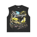 Chase the Horizon Vintage Graphic Muscle Tee