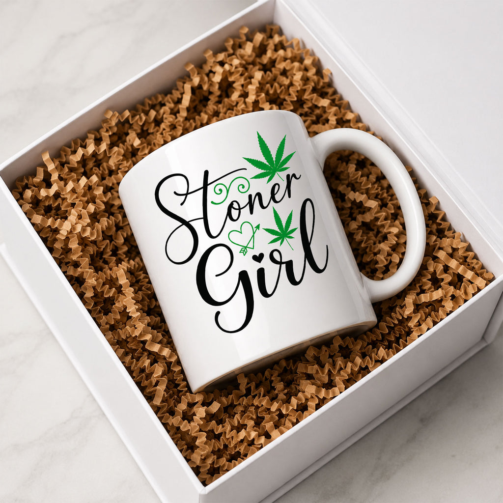 Stoner Girl Funny Ceramic Coffee Mug
