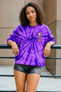 Puff Champions Purple Tie Dye Tee